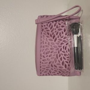 ULTA makeup bag with unused makeup brushes